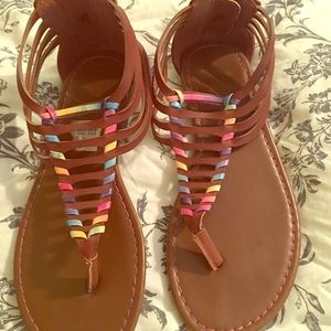 Girls gladiator sandals